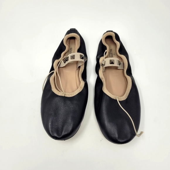 Valentino Rock Studded Ballet Flats